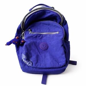 Kipling Purple Backpack with Zipper
